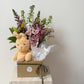 Welcome little one - Flowers & Teddy
